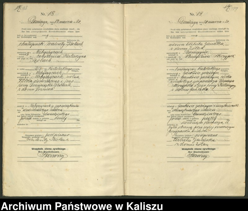 Obraz 13 z jednostki "[Księga zgonów]"
