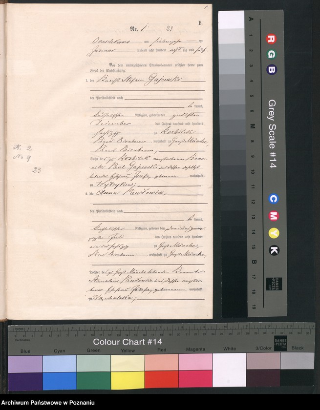 Obraz 4 z jednostki "Księga małżeństw"