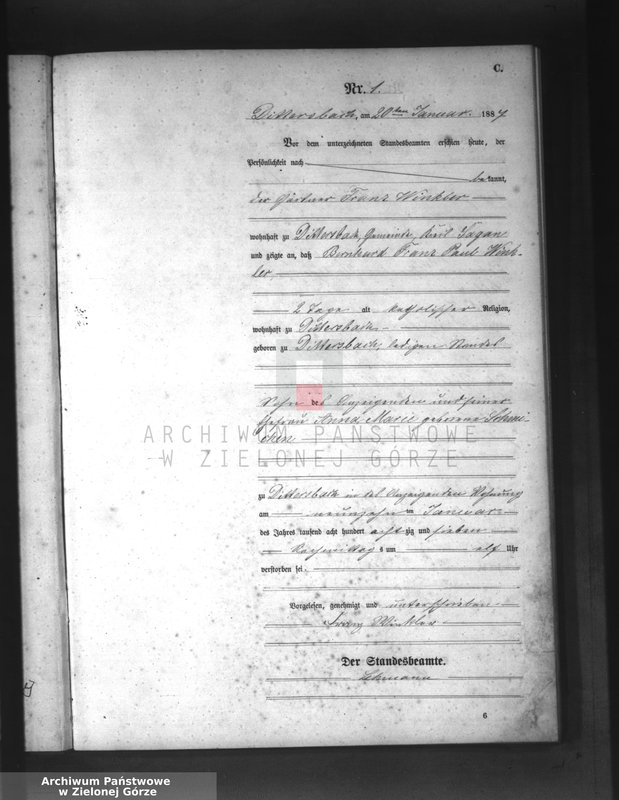 Obraz 4 z jednostki "[Księga aktów zgonów]"