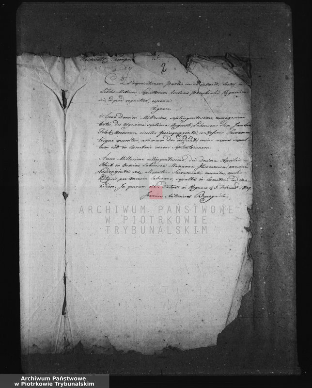 Obraz 6 z jednostki "[Dowody do akt małżeństw]"