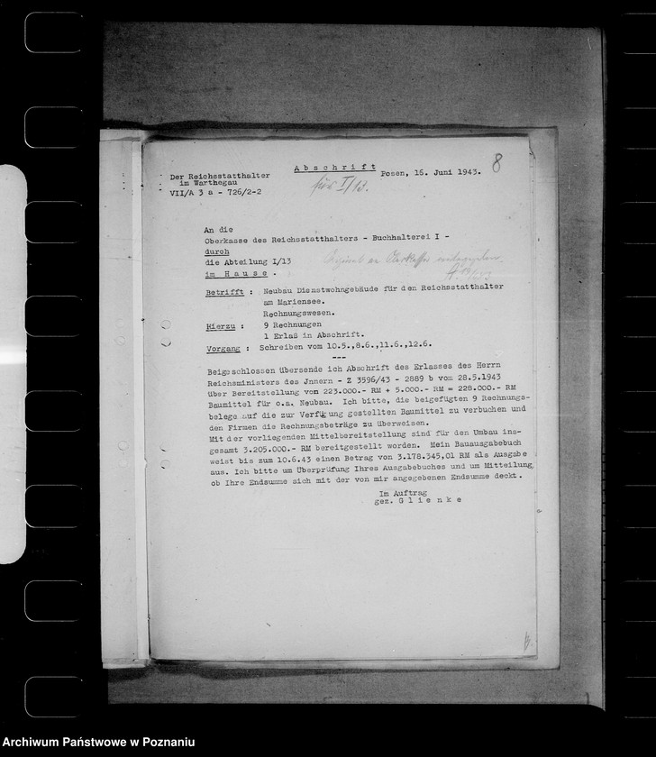 Obraz 12 z jednostki "Fundusze budowlane dla namiestnika"