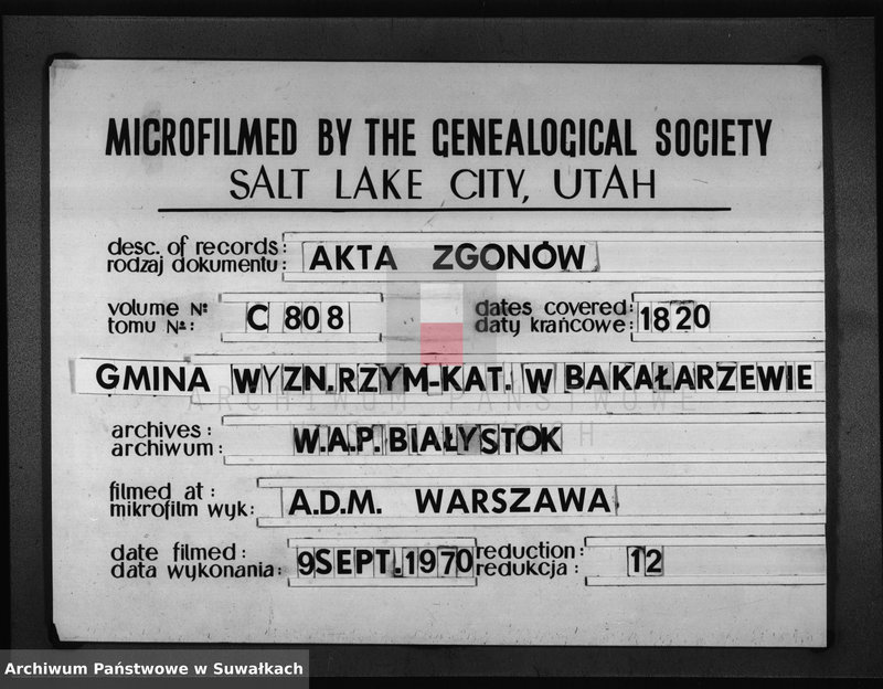 image.from.unit.number "Akta Zeszłych Stanu Cywilnego Gminy Bakałarzewskiey"