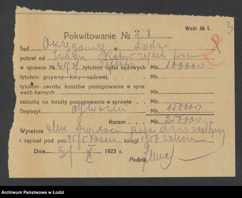 Obraz 5 z jednostki "Izaak Kohn- wyrób i sprzedaż towarów włókienniczych"