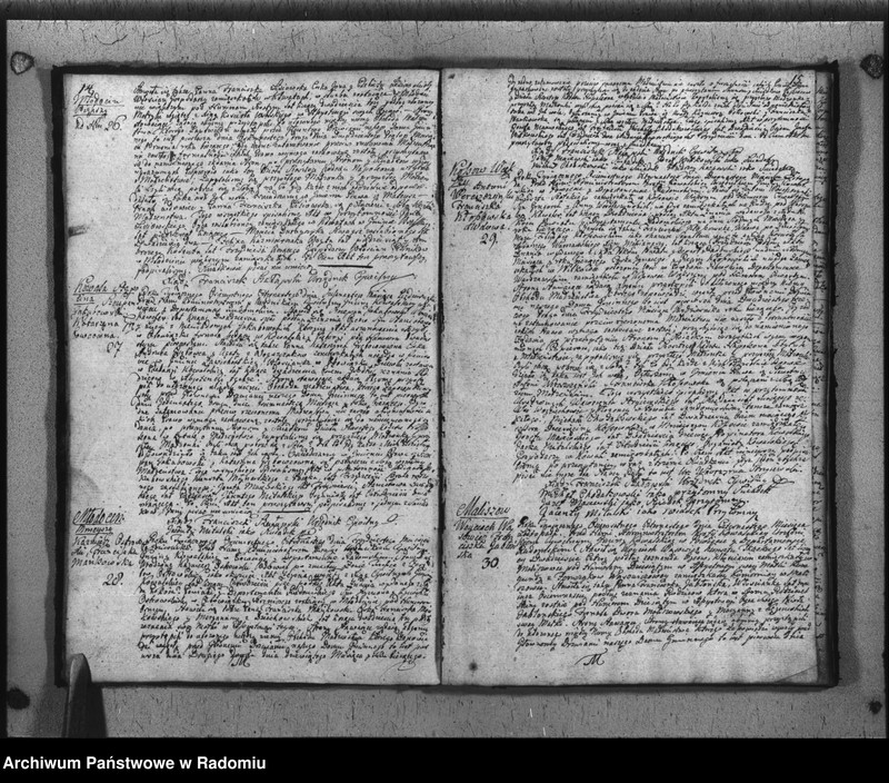 image.from.unit.number "Akta Stanu cywilnego Parafij Kowala Stępocina Zameijscia, Urodzenia i Zeyścia na rok 1814 Zdziałano i Parafowano"