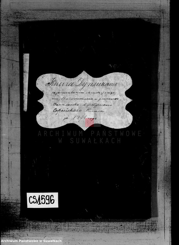 image.from.unit.number "Kniga duplikat k zapisyvaniju aktov roždenija, brakosočetanija i umeršich Evangeličesko-Augsurgskogo Serejskogo Filiala za 1871 god"