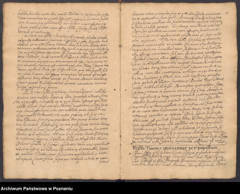 Obraz 19 z jednostki "Protocolon officii consularis Posnaniensis."