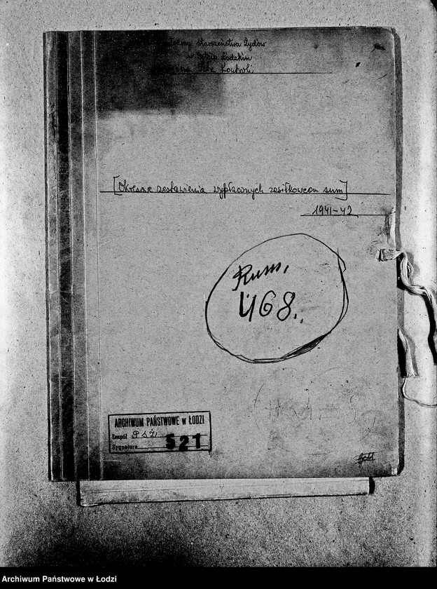 Obraz 3 z jednostki "[Okresowe zestawienia wypłacanych zasiłkowcom sum]"