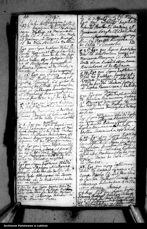 Obraz 9 z jednostki "Liber baptisatorum, copulatorum et mortuorum"