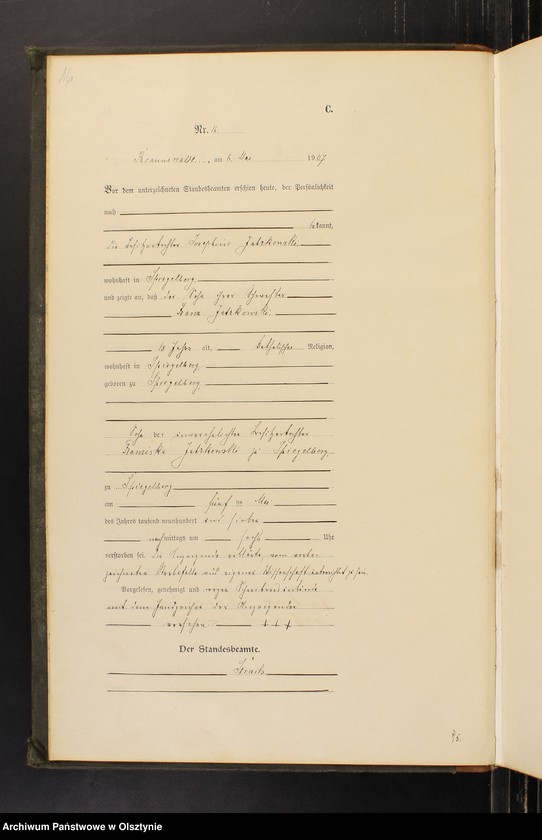 image.from.unit.number "Sterbe-Haupt-Register Nr 1-40, 1-40, 1-33, 1-30, 1-34"