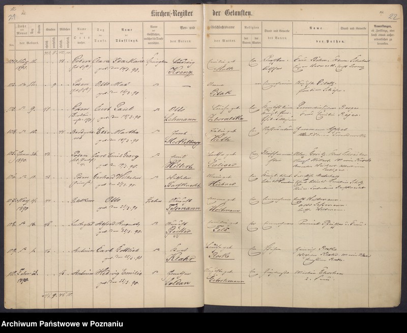 Obraz 14 z jednostki "Taufbuch"