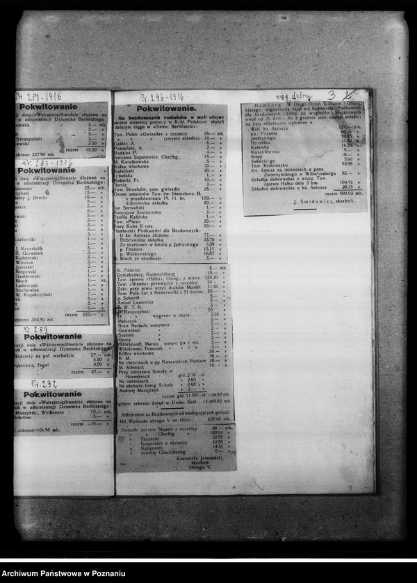 Obraz 7 z jednostki "Podziękowania w prasie za dary pieniężne dla bezdomnych Polaków. [Wycinki prasowe]"