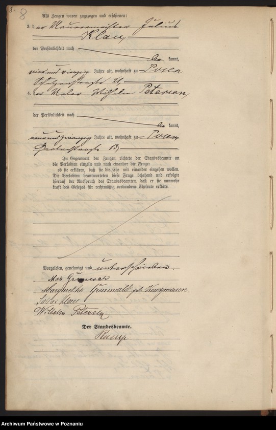 Obraz 11 z jednostki "Księga małżeństw t. I"