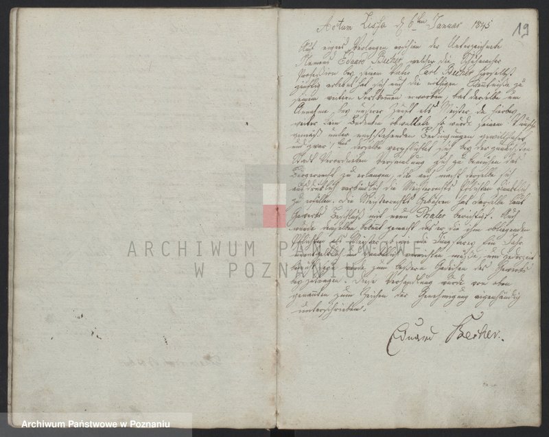 Obraz 18 z jednostki "[Protokolarz wyzwolin i przyjęć w naukę cechu szewców w Lesznie]"