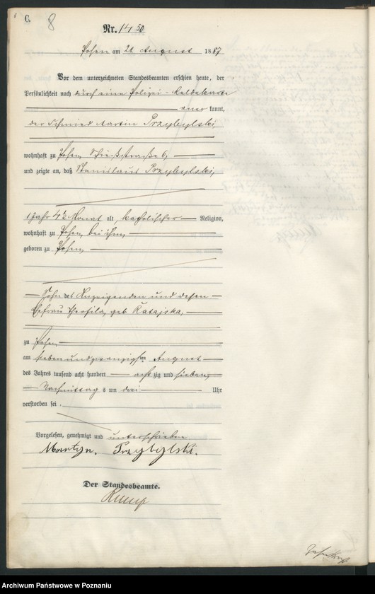 Obraz 11 z jednostki "Księga zgonów t. IV"