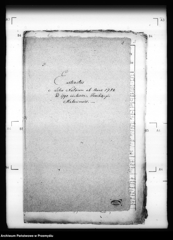 image.from.unit.number "[Kopie ksiąg metrykalnych parafii Makowa z filiami Huwniki, Leszczyny (dekanat Dobromil)]"