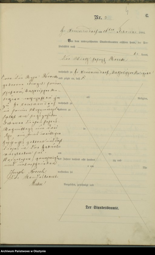 image.from.unit.number "Sterbe-Haupt-Register Nr 1 - 78"