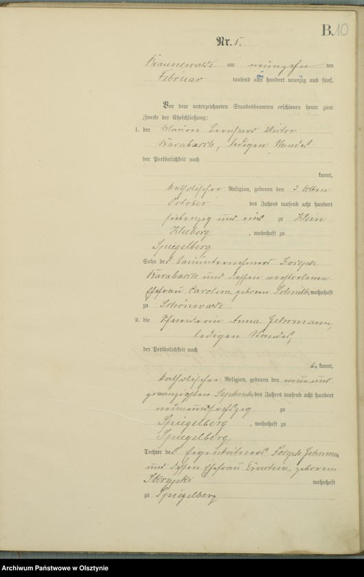 image.from.unit.number "Heiraths-Haupt-Register Nr 1 - 21"