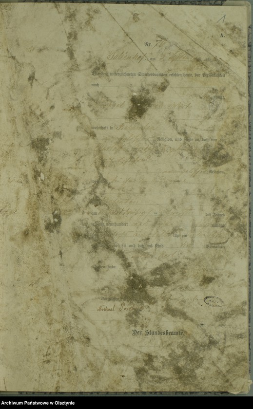 image.from.unit.number "Geburts-Register Nr 76-121 [1909], Nr 1-110 [1910]"