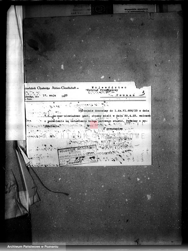 Obraz 7 z jednostki "Cukrownia w Opalenicy Towarzystwo Akcyjne nr woj. 129"