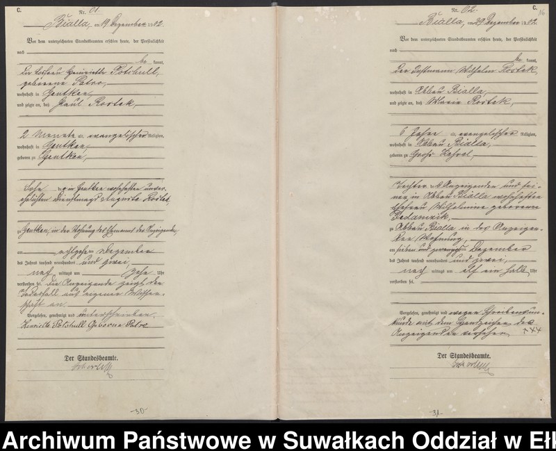 image.from.unit.number "[Sterbe-Haupt-Register des Königlichen Preussischen Standes-Amtes Bialla Kreis Johannisburg]"