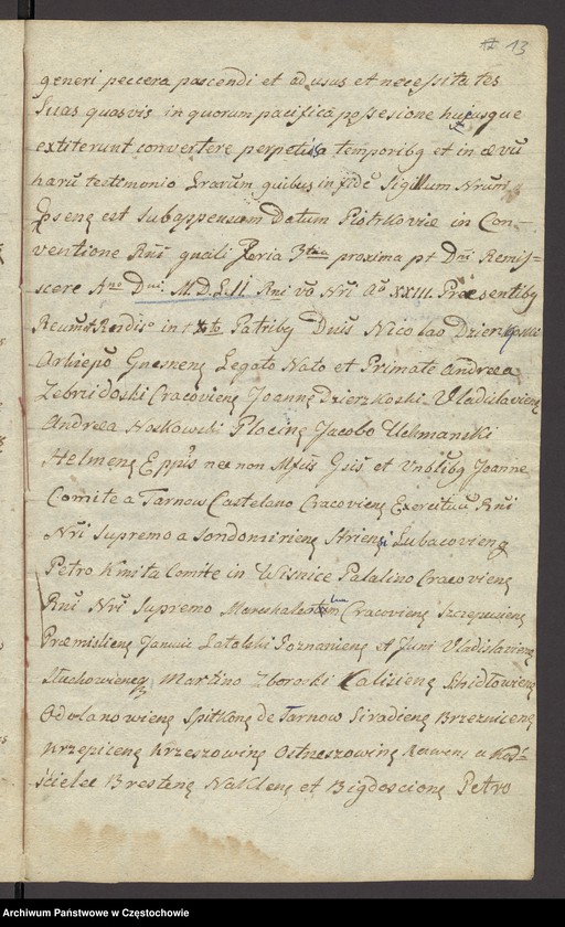image.from.unit.number "[Kopia wierzytelna przywileju Augusta III, króla polskiego, z dnia 25 kwietnia 1763 roku, potwierdzającego prawa i wolności miasta Krzepic, sporządzona 11 lipca 1836 roku przez Augustyna Śliwińskiego]"