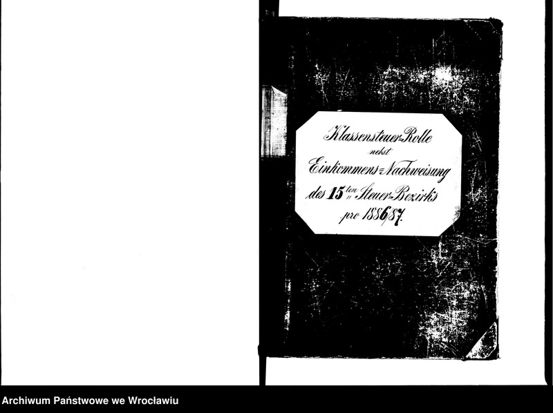 image.from.unit.number "Klassensteuerrolle nebst Eikommens - Nachweisung"