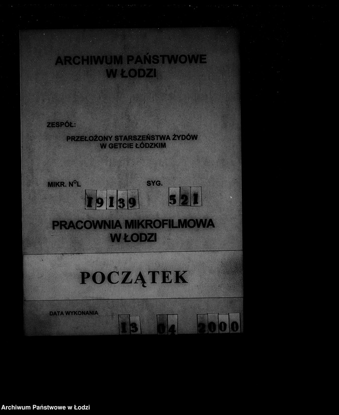 Obraz 1 z jednostki "[Okresowe zestawienia wypłacanych zasiłkowcom sum]"