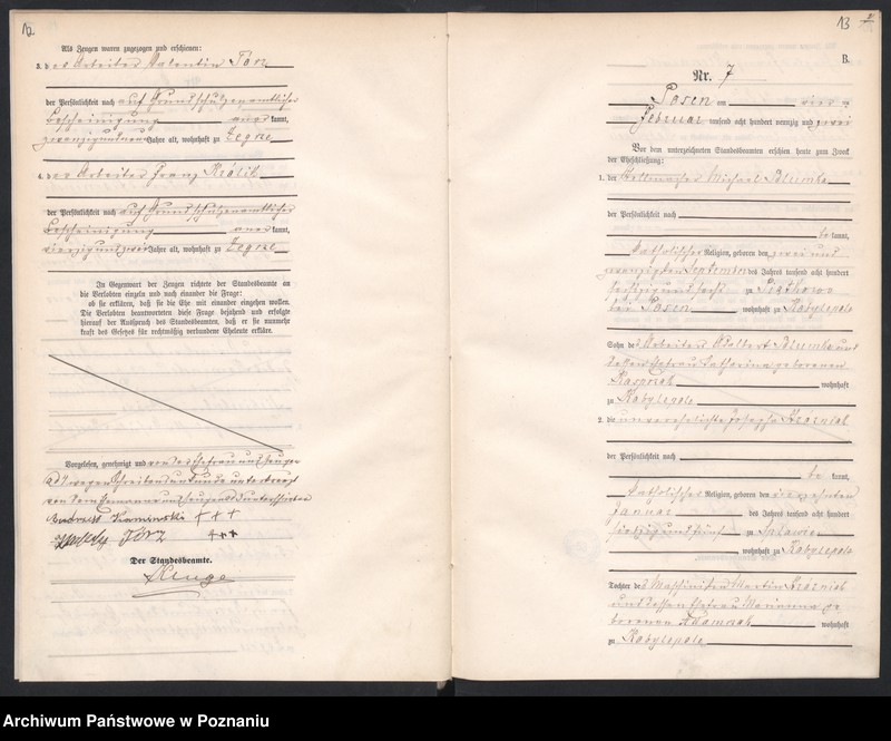 Obraz 9 z jednostki "Księga małżeństw"