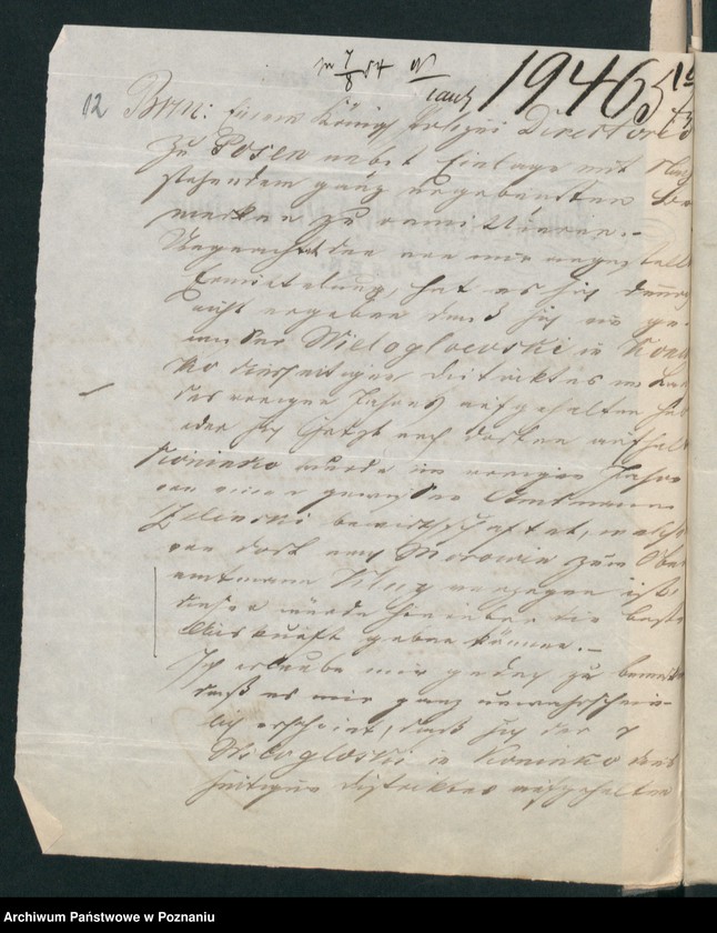 Obraz 16 z jednostki "A. betr. die polnischen Flüchtlinge Valentin, Valerian und Boleslaus Wielogłowski"