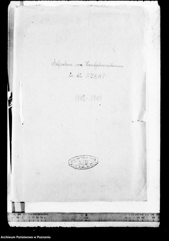 Obraz 4 z jednostki "Aufnahme von Landjahrzieherinnen in die NLDAP"