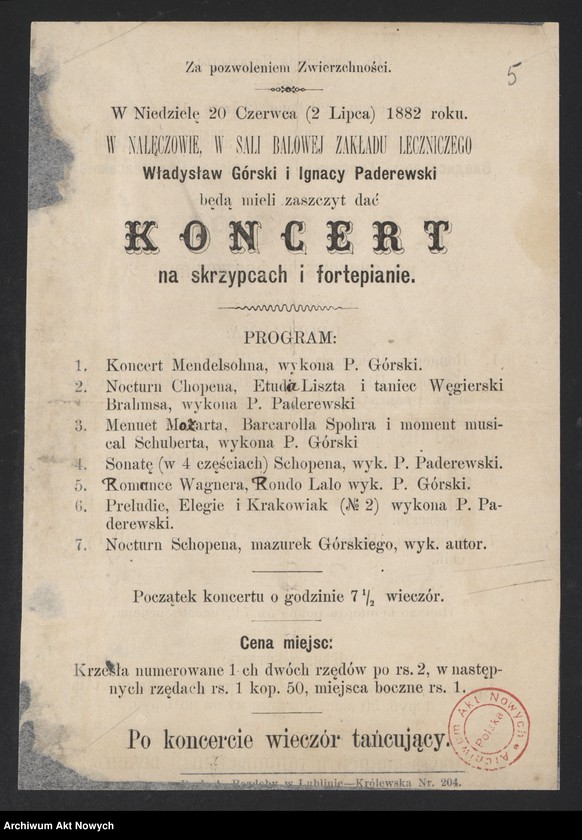 image.from.unit.number "Programy i krytyki koncertów i turnée od 1879 do 1891; brak s.3"