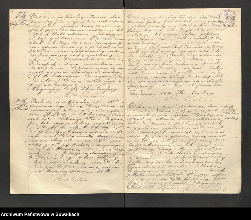 image.from.unit.number "[Księga akt zgonów parafii rzymskokatolickiej w Janówce z lat 1918-1924]"