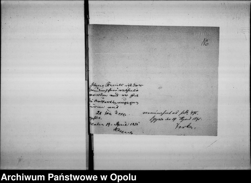 Obraz 20 z jednostki "Acta des Magistrats zu Oppeln betreffend die Regulirung der Jahrmarkt Bauden. Vol. I"