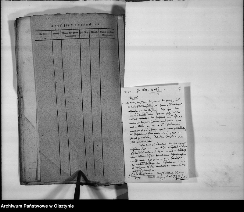 image.from.unit.number "Anstellung des Kreissekretair Sturmhoefel [Johann Friedrich] als Regierungs-Sekretair"