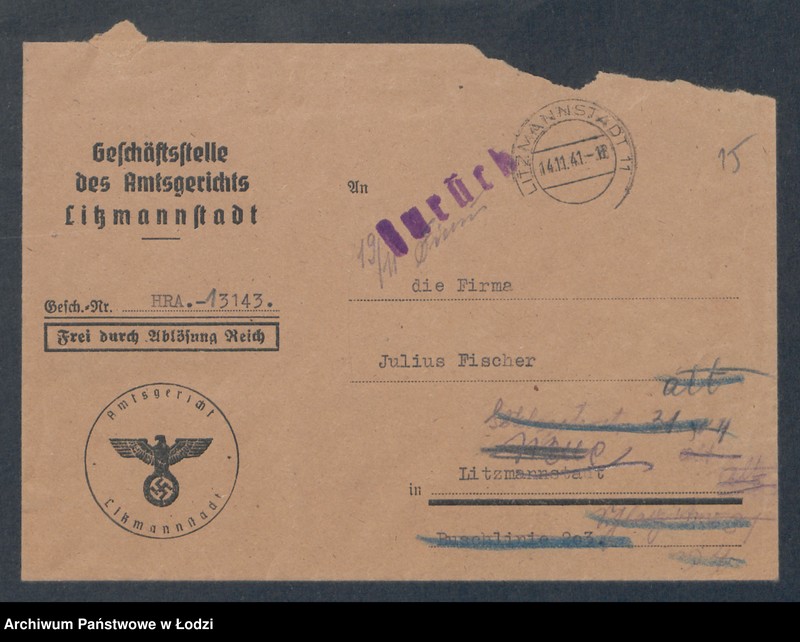 Obraz 17 z jednostki "Juliusz Fiszer – sklep kolonialno-spożywczy i wyrób tytoniowy"