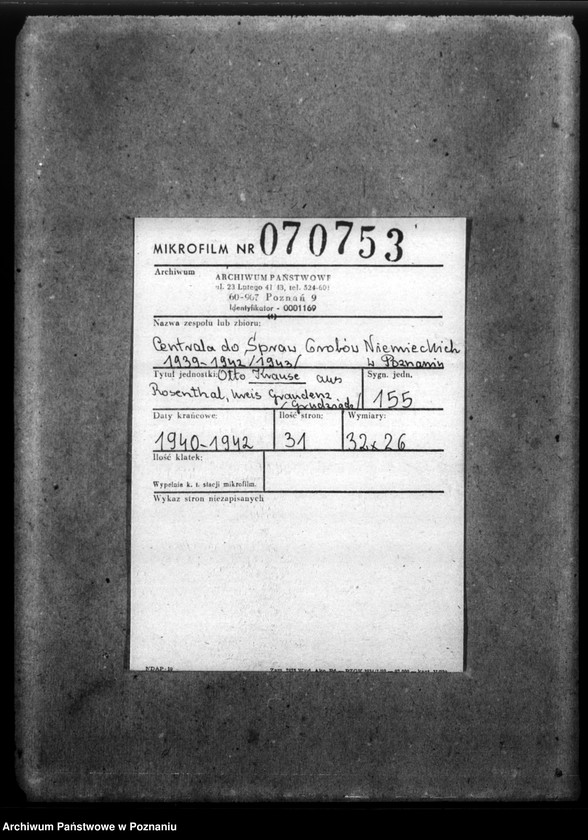 Obraz 2 z jednostki "Otto Krause aus Rosenthal, Kreis Grandenz (Grudziądz)"