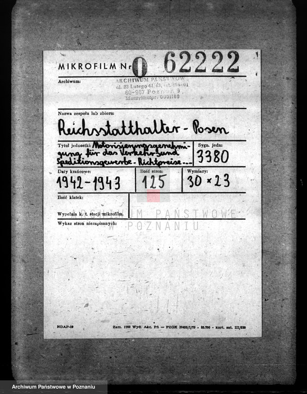 Obraz 2 z jednostki "Motorisierungsgenehmigung für das Verkehrsund Speditionsgewerbe. Richtpreise für gebrauchte Kraftfahrzeuge"