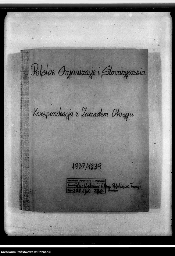 Obraz 4 z jednostki "Korespondencja m.in. z Zarządem Głównym"