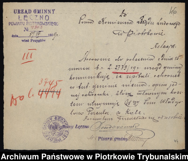 image.from.collection.number "Ochronki, szpitale i przytułki dla starców i kalek. Trudne realia piotrkowskiej służby zdrowia u progu niepodległości111"