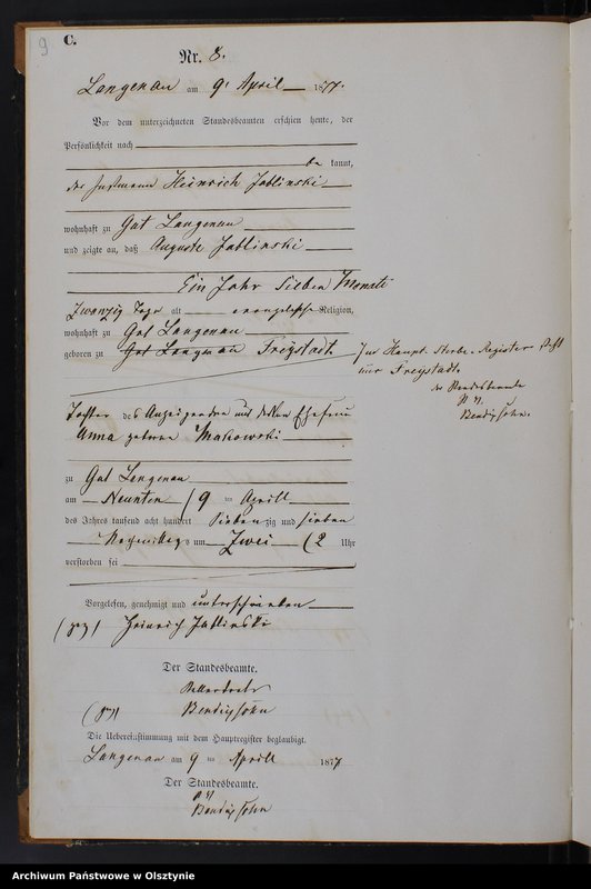 image.from.unit.number "Sterbe-Neben-Register Nr 1 - 26"