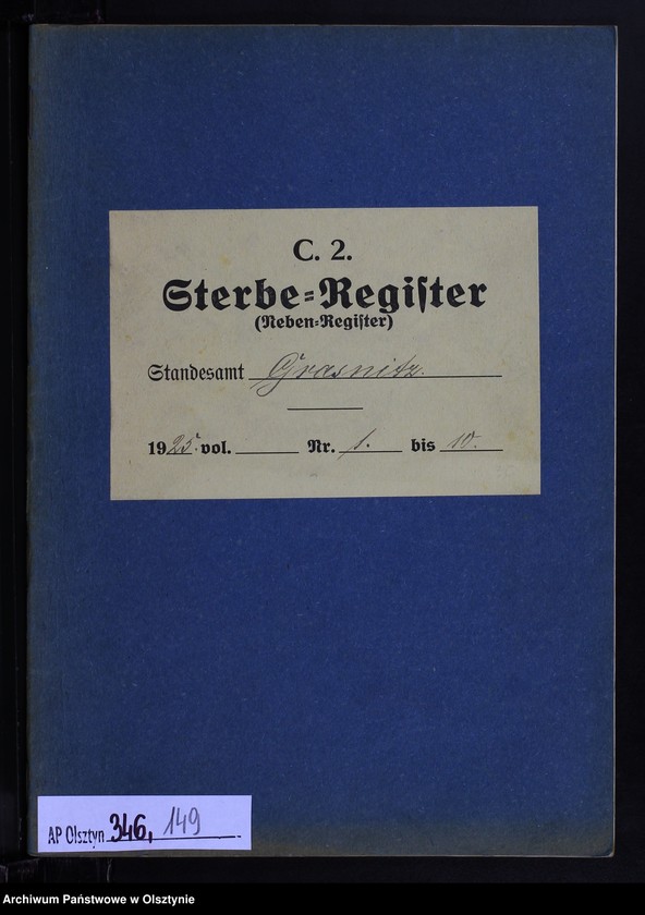 image.from.unit.number "Sterbe-Neben-Register Nr 1 - 10"