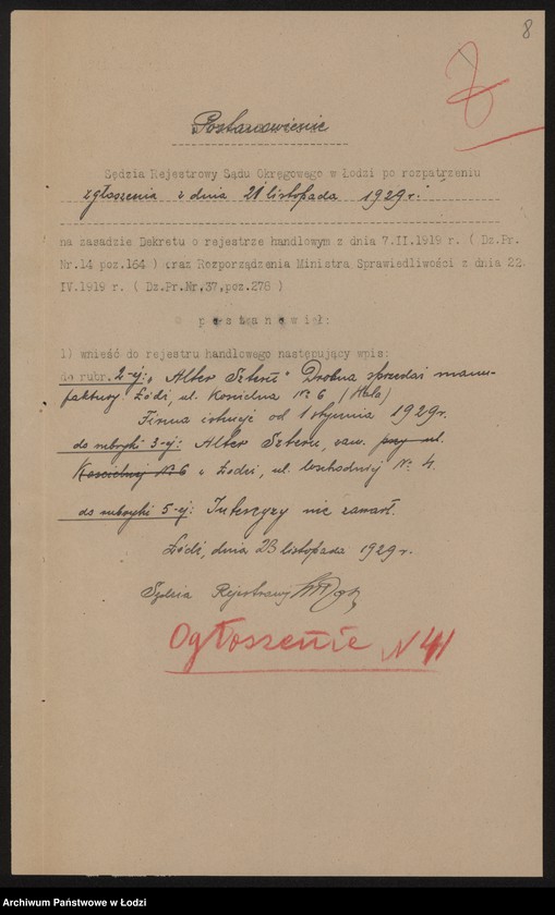 Obraz 10 z jednostki "Alter Stern – sprzedaż manufaktury"