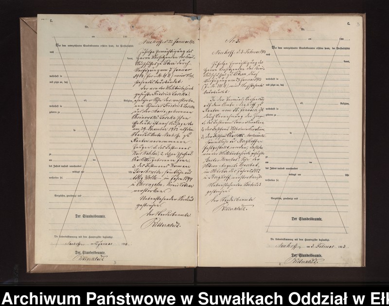 image.from.unit.number "Sterbe-Neben-Register des Preussischen Standes-Amtes Neuhoff Kreis Loetzen"