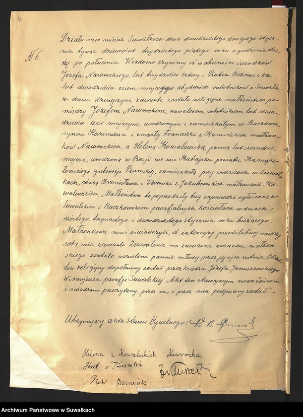 Obraz 8 z jednostki "Akty małżeństw 1935"