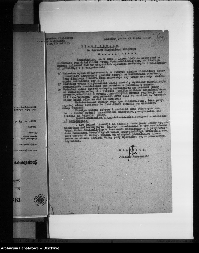 Obraz 15 z jednostki "Sprawozdania miesięczne Starostwa pow. Giżycko"