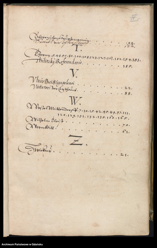 image.from.unit.number "Liber Missivarum de MDXCII, MDXCIII et MDXCIV Annis. Index [adresatów] de Anno 1592 et 1593 et 1594"