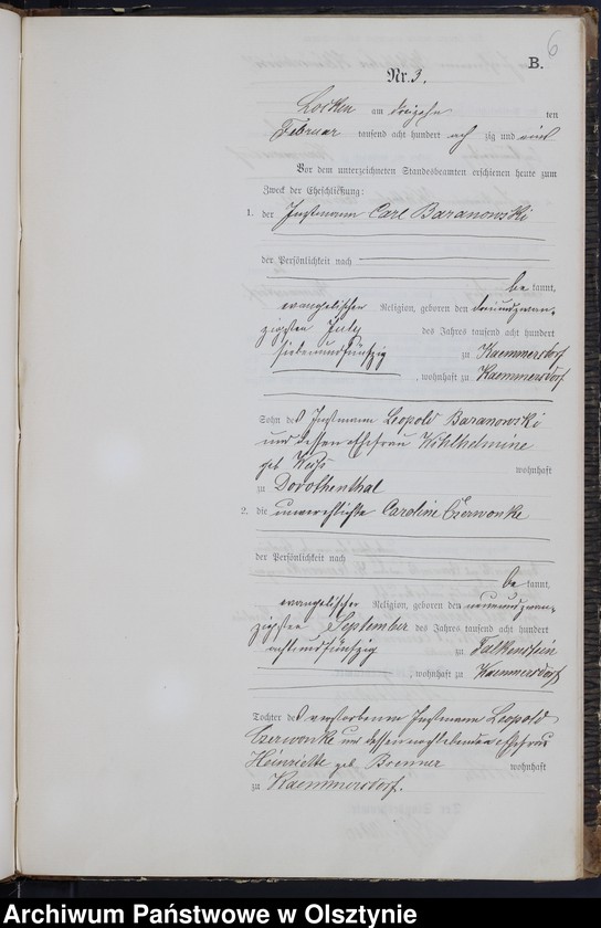 image.from.unit.number "Heiraths-Neben-Register Nr 1 - 20"