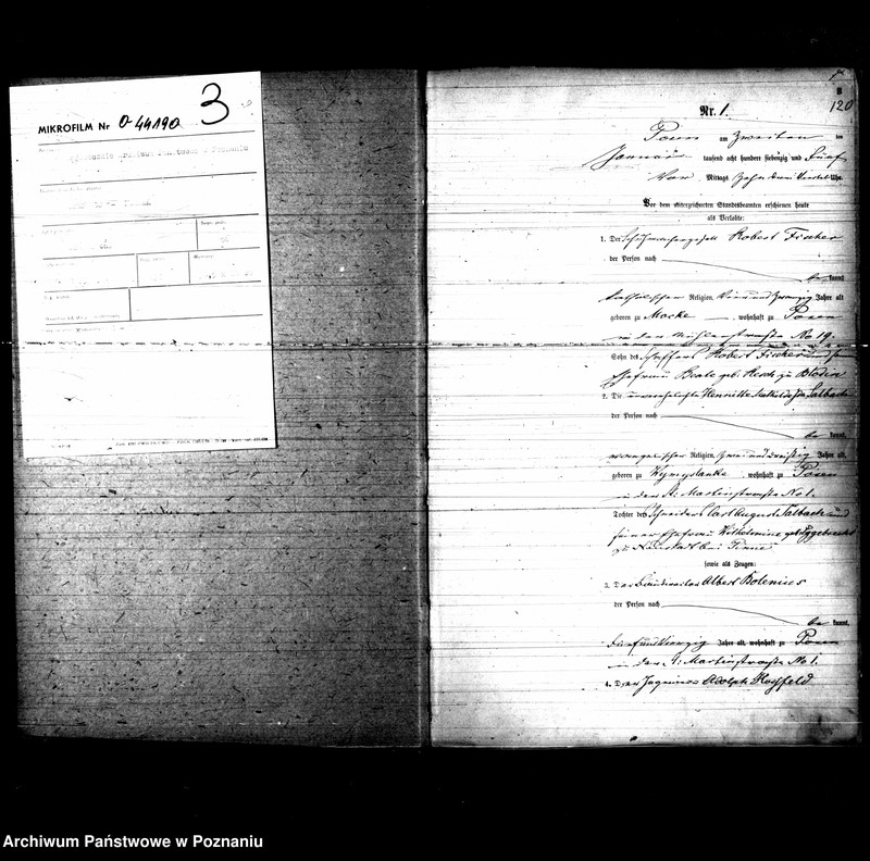 Obraz 2 z jednostki "Księga małżeństw"