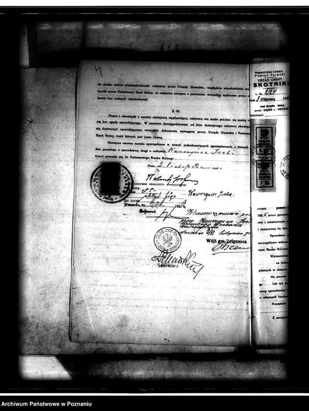 Obraz 8 z jednostki "Uregulowanie w myśl przepisów ustawy z 18.III.1932 r. prawa własności gruntów nabytych w drodze parcelacji majątku Kozanki-Podleśne powiatu tureckiego"