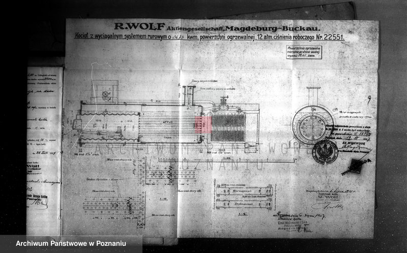 Obraz 13 z jednostki "Fabryka mebli własność. E. Woltmann i Ska. w Rogoźnie nr woj. kotła 6012"